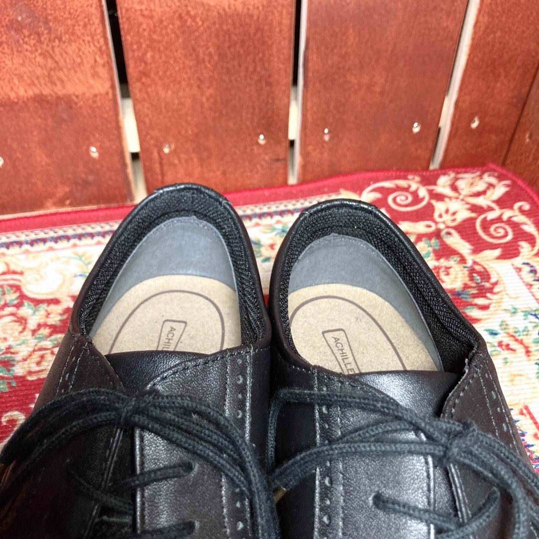 ACHILLES SORBO(アキレスソルボ)の極美品✨アキレスソルボ ウォーキングシューズ 軽量 ウィングチップ 黒23cm レディースの靴/シューズ(スニーカー)の商品写真
