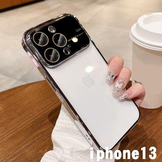 iphone13promaxケース  TPU  お洒落 軽量   ホワイト２(iPhoneケース)