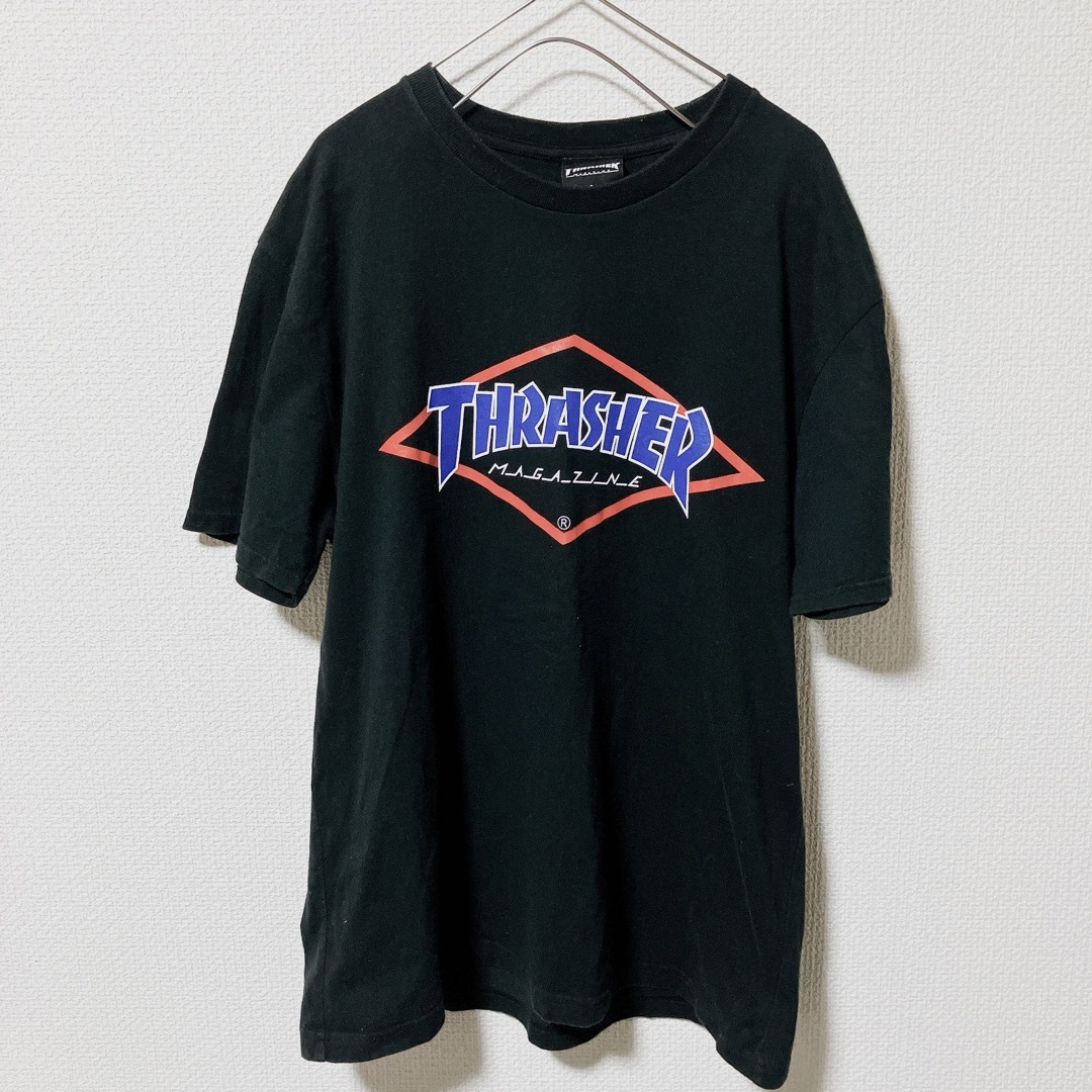 THRASHER(スラッシャー)のTHRASHER スターターブラックレーベル コラボT 黒 メンズのトップス(Tシャツ/カットソー(半袖/袖なし))の商品写真