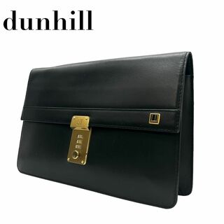 ダンヒル(Dunhill)の良品　dunhill ダンヒル　s96 クラッチバッグ　レザー　ダイヤルロック(クラッチバッグ)