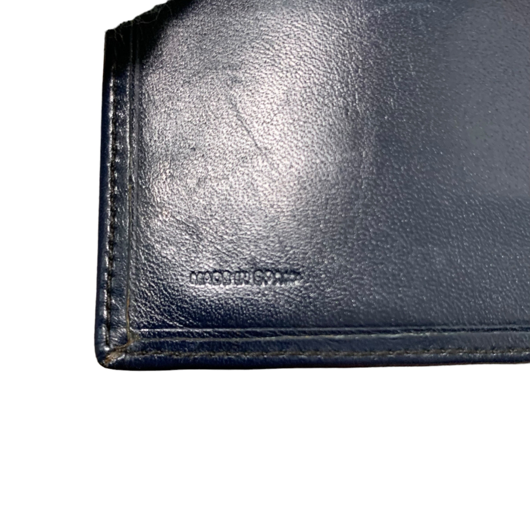 GIVENCHY(ジバンシィ)のジバンシー   二つ折り財布　がま口　ネイビー　キャンパス　総柄 レディースのファッション小物(財布)の商品写真