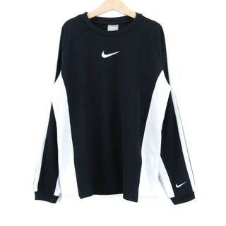 NIKE - ナイキ 長袖Ｔシャツ トップス ロゴT スポーツウエア キッズ 男の子用 Mサイズ 黒×グレー NIKE