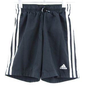 アディダス(adidas)のアディダス ショートパンツ ボトムス サイドライン スポーツウエア キッズ 男の子用 140サイズ ブラック adidas(パンツ/スパッツ)