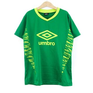 アンブロ 半袖Ｔシャツ トップス ロゴT サッカー スポーツウエア キッズ 男の子用 150サイズ 緑×黄 UMBRO(Tシャツ/カットソー)