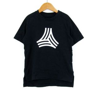 アディダス(adidas)のアディダス 半袖Ｔシャツ トップス ロゴT メッシュ スポーツウエア キッズ 男の子用 130サイズ ブラック adidas(Tシャツ/カットソー)