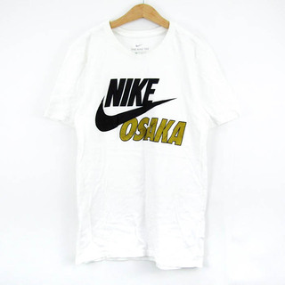 ナイキ(NIKE)のナイキ 半袖Ｔシャツ トップス ロゴT OSAKA スポーツウエア メンズ XSサイズ ホワイト NIKE(Tシャツ/カットソー(半袖/袖なし))