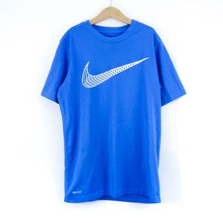 ナイキ(NIKE)のナイキ 半袖Ｔシャツ トップス ロゴT ドライフィット スポーツウエア キッズ 男の子用 Lサイズ ブルー NIKE(Tシャツ/カットソー)