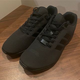 アディダス(adidas)のadidas アディダス zx flux 26.5cm Black(スニーカー)