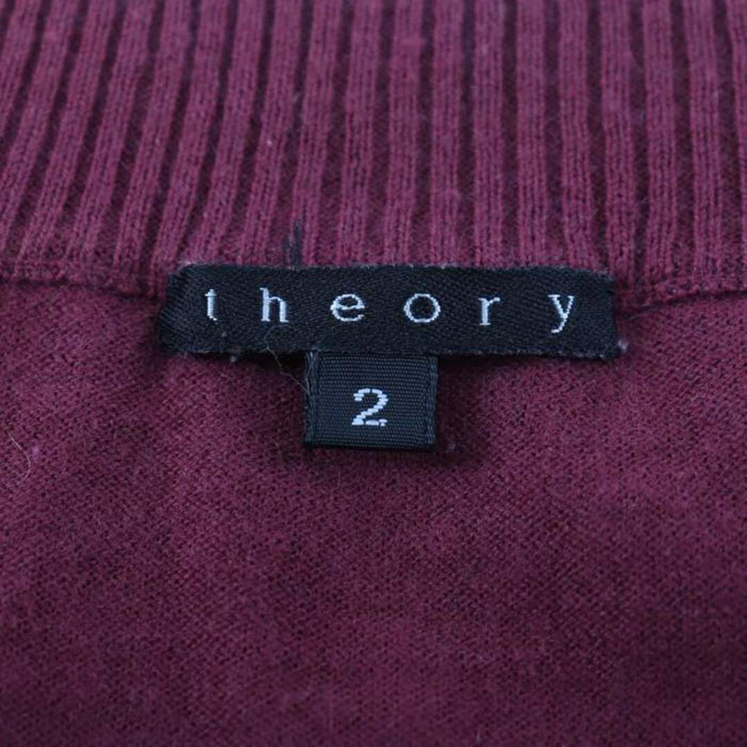 theory(セオリー)のセオリー ニット トップス カシミヤ混 リンクインターナショナル レディース 2サイズ ワインレッド theory レディースのトップス(ニット/セーター)の商品写真