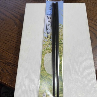 新品未開封　ライスレジン　お米から出来たお箸　　国際バイオマス　プラスチック箸(カトラリー/箸)