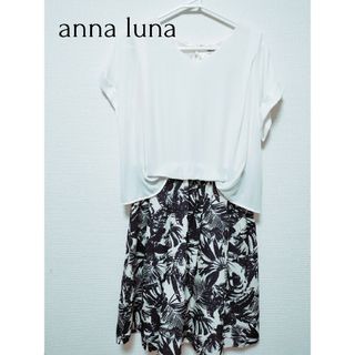 アンナルナ(ANNA LUNA)のANNA  LUNA  セットアップ風　ワンピース　花柄(ひざ丈ワンピース)