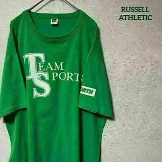 ラッセルアスレティック(Russell Athletic)の80's RUSSELL ラッセル Tシャツ USA ゆるダボ ビンテージ XL(Tシャツ/カットソー(半袖/袖なし))