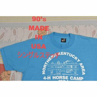 フルーツオブザルーム(FRUIT OF THE LOOM)の90’ｓ Tシャツ t14597 USA製 シングルステッチ ビンテージ 80(Tシャツ/カットソー(半袖/袖なし))