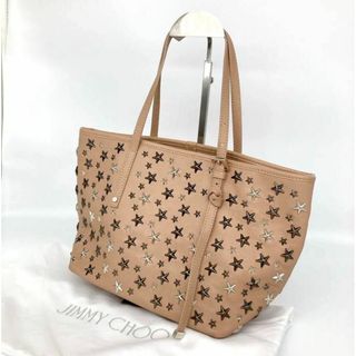 ジミーチュウ(JIMMY CHOO)の✨極美品✨JIMMY CHOO ジミーチュウ　トートバッグ サシャ S ベージュ(ハンドバッグ)