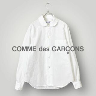 コムデギャルソンコムデギャルソン(COMME des GARCONS COMME des GARCONS)の[美品] COMME des GARCONS コムコム 丸襟 長袖シャツ S(シャツ/ブラウス(長袖/七分))