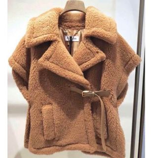 Max Mara abavo テディベアケープ 新品タグ付き