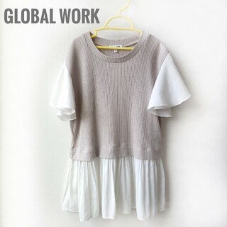 グローバルワーク(GLOBAL WORK)のGLOBAL WORK　ドッキングチュニック　キッズ　女の子　150(Tシャツ/カットソー)