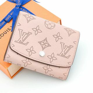 LOUIS VUITTON - 【極美品】ルイヴィトン マヒナ イリス コンパクト 折り財布 ピンク