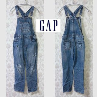 ギャップ(GAP)のGAP ダメージ加工サロペットデニム(パンツ/スパッツ)