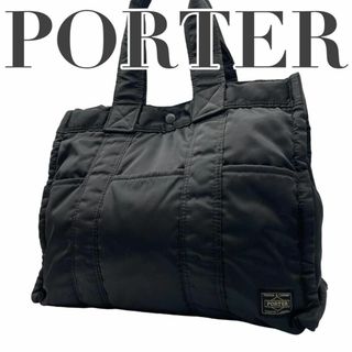 PORTER - 美品　PORTER ポーター　s49 タンカー　ナイロン　トートバッグ　ブラック