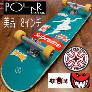 ポーラースケートカンパニー(POLAR SKATE CO.)のポーラー　POLAR インディペンデント　スピットファイヤ　8インチ スケボー(スケートボード)