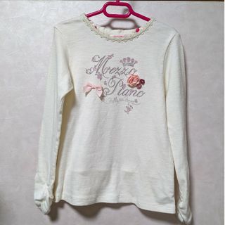 メゾピアノ(mezzo piano)のメゾピアノ　長袖Tシャツ（カットソー）130cm(Tシャツ/カットソー)