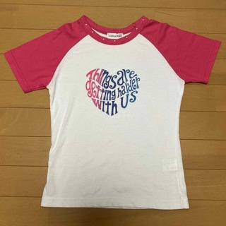 Tシャツ　ピンク　Lisha Plus(Tシャツ(半袖/袖なし))