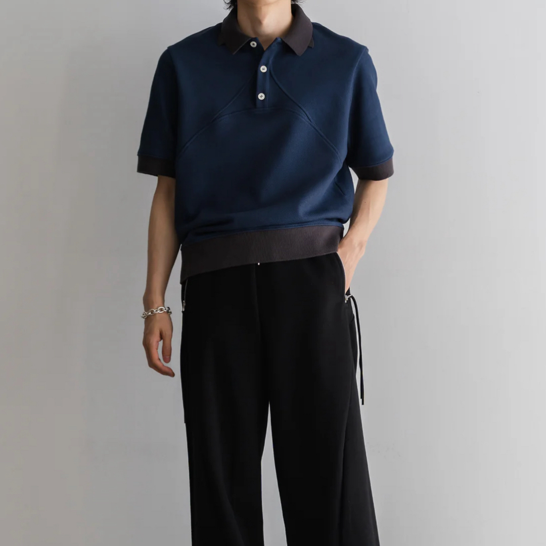 J.L-A.L DOUBLE COLLAR POLO メンズのトップス(ポロシャツ)の商品写真