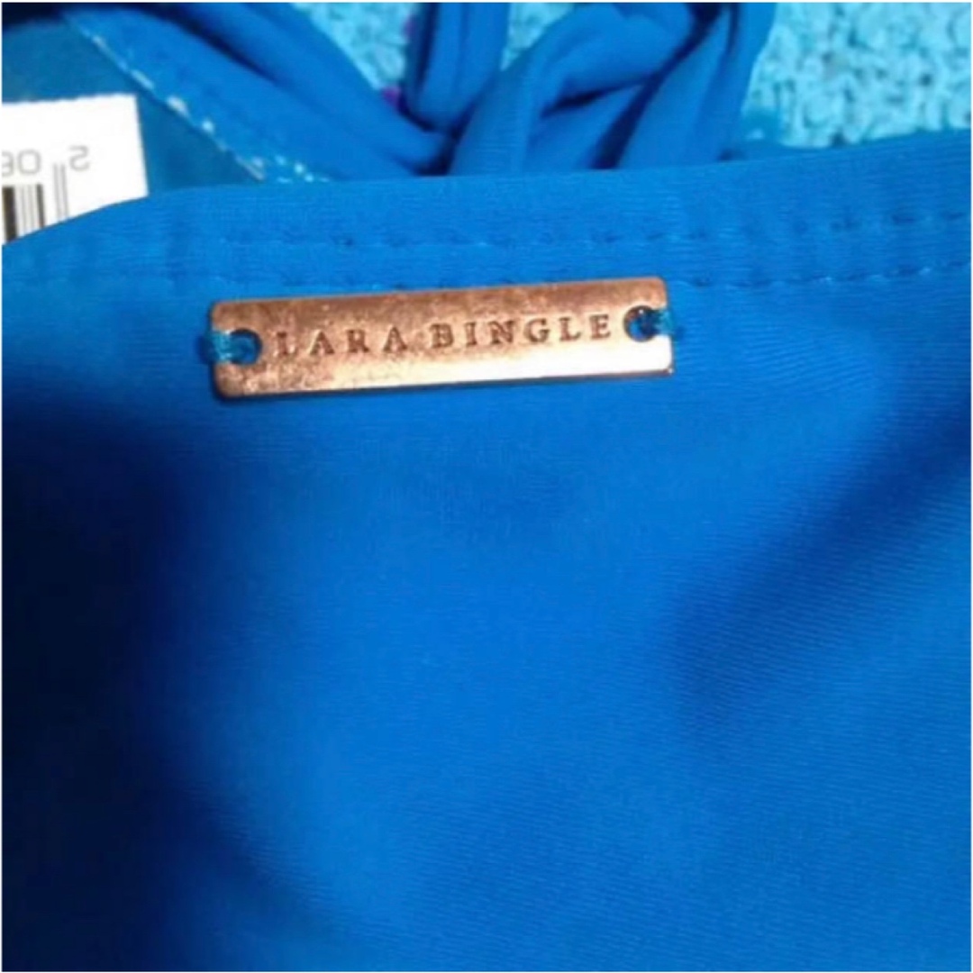新品 インポート LARA BINGLE ブルー ビキニ レディース 水着 上下 レディースの水着/浴衣(水着)の商品写真