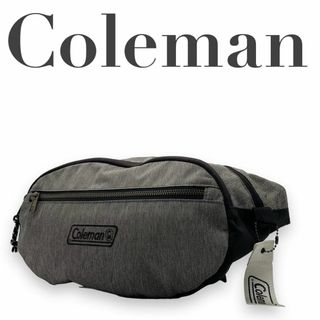 コールマン(Coleman)の未使用級　コールマン　s76 ボディーバッグ　キャンバス　グレー　ウエストポーチ(ウエストポーチ)