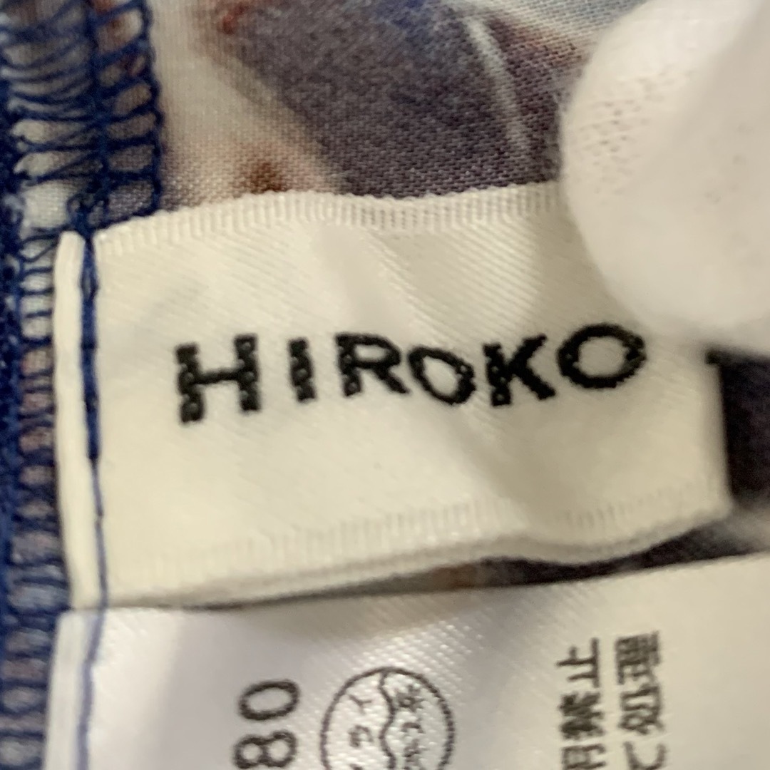 HIROKO KOSHINO(ヒロココシノ)のHIROKO KOSHINO☆半袖チュニック☆オフタートルネック☆マリンブルー レディースのトップス(チュニック)の商品写真