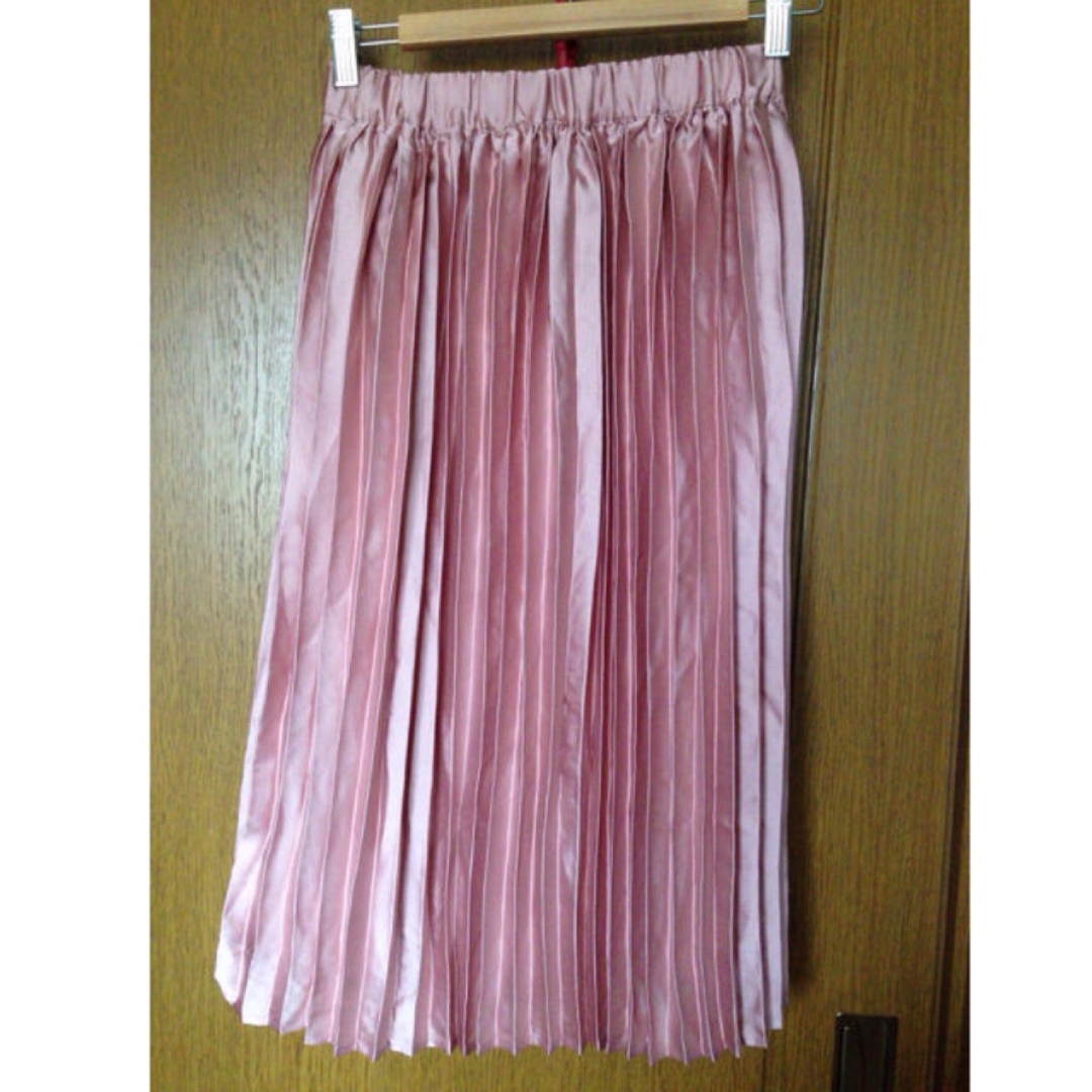 美品 アースミュージックエコロジー プリーツスカート プンク メタリック フリー レディースのスカート(ロングスカート)の商品写真