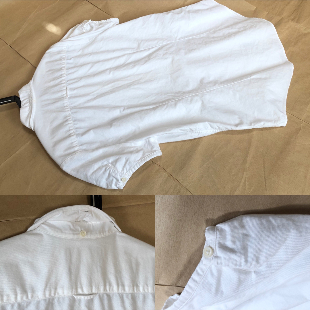 GYMPHLEX(ジムフレックス)のGYMPHLEX シャツ 14 白 ジムフレックス 半袖 刺繍 レディースのトップス(シャツ/ブラウス(長袖/七分))の商品写真