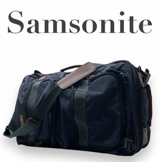 サムソナイト(Samsonite)のサムソナイト　s86 ボストンバッグ　2way ナイロン　キャンバス　ネイビー(ボストンバッグ)