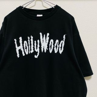 ビームス(BEAMS)の一点物　ハリウッドザコシショウ/HollyWood Tシャツ/ブラック 白文字(Tシャツ/カットソー(半袖/袖なし))