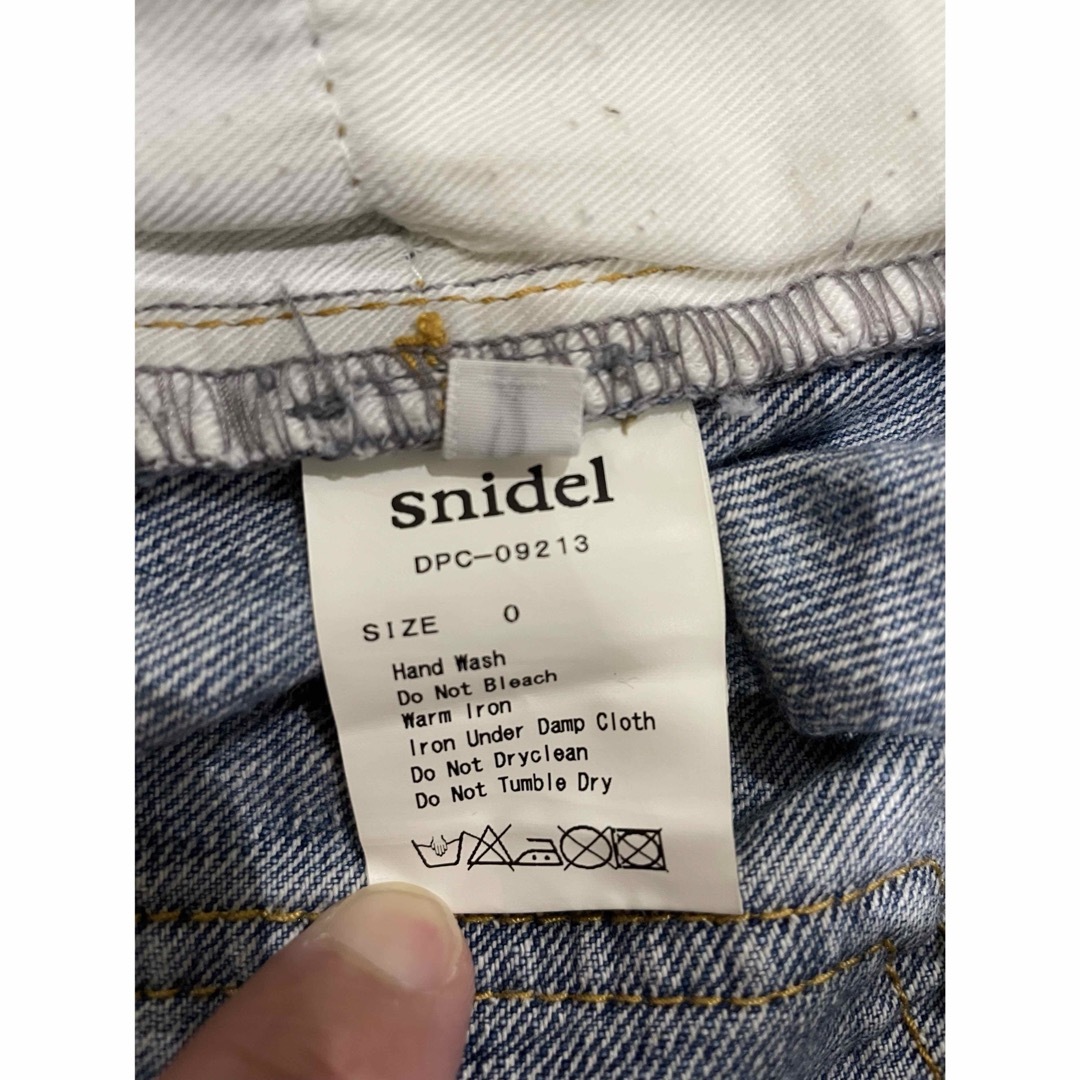 SNIDEL(スナイデル)のSNAIDL スナイデル カットオフショートパンツ　Sサイズ レディースのパンツ(ショートパンツ)の商品写真