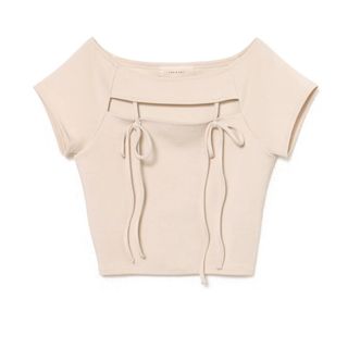 ANDMARY bebe ribbon tops Ivory(その他)