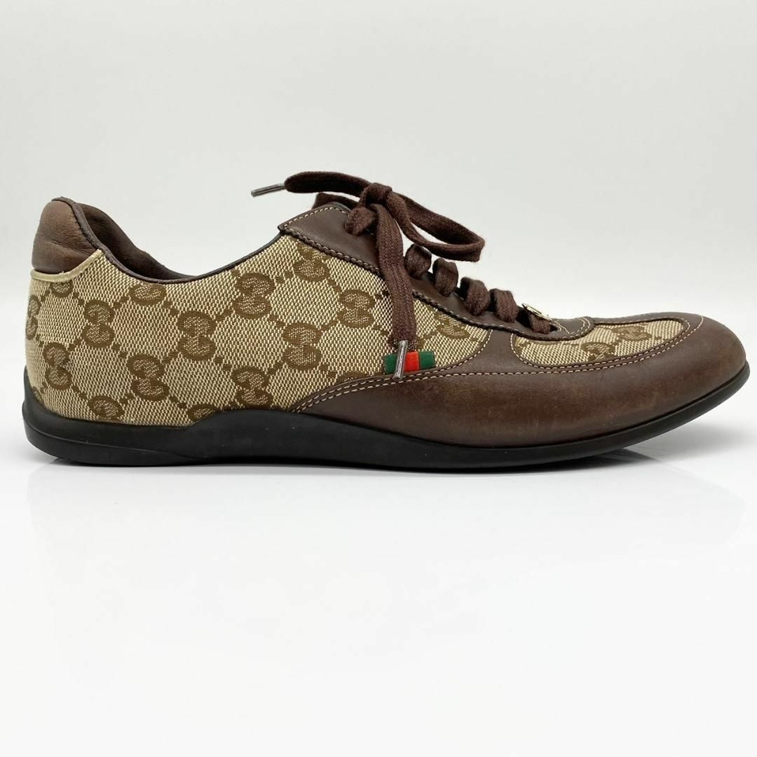 Gucci(グッチ)のグッチ スニーカー 38 インターロッキング シェリーライン GG キャンバス レディースの靴/シューズ(スニーカー)の商品写真