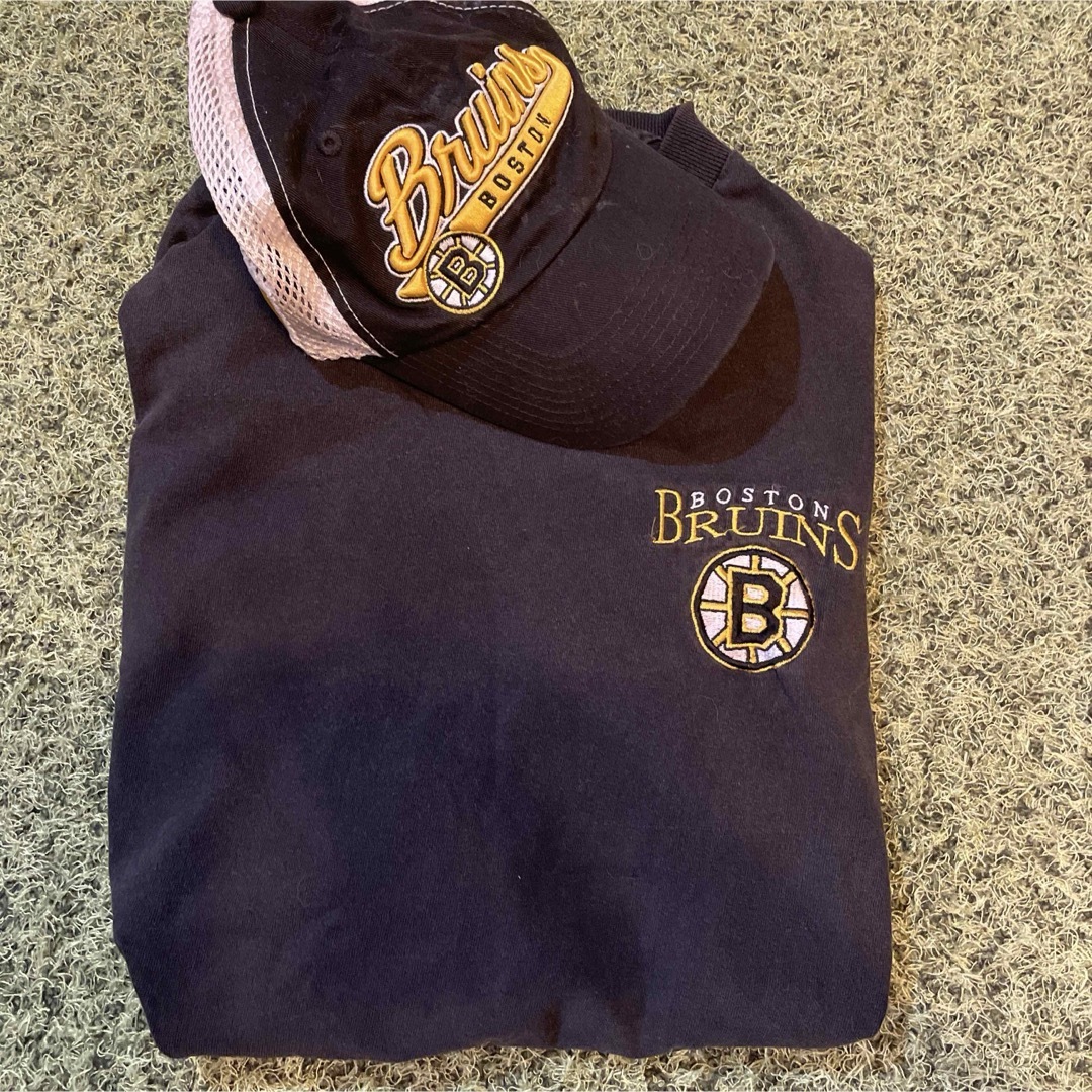 Reebok(リーボック)の【US古着』ボストン　古着セット　半袖リーボック 野球帽　　メッシュキャップ メンズのトップス(Tシャツ/カットソー(半袖/袖なし))の商品写真