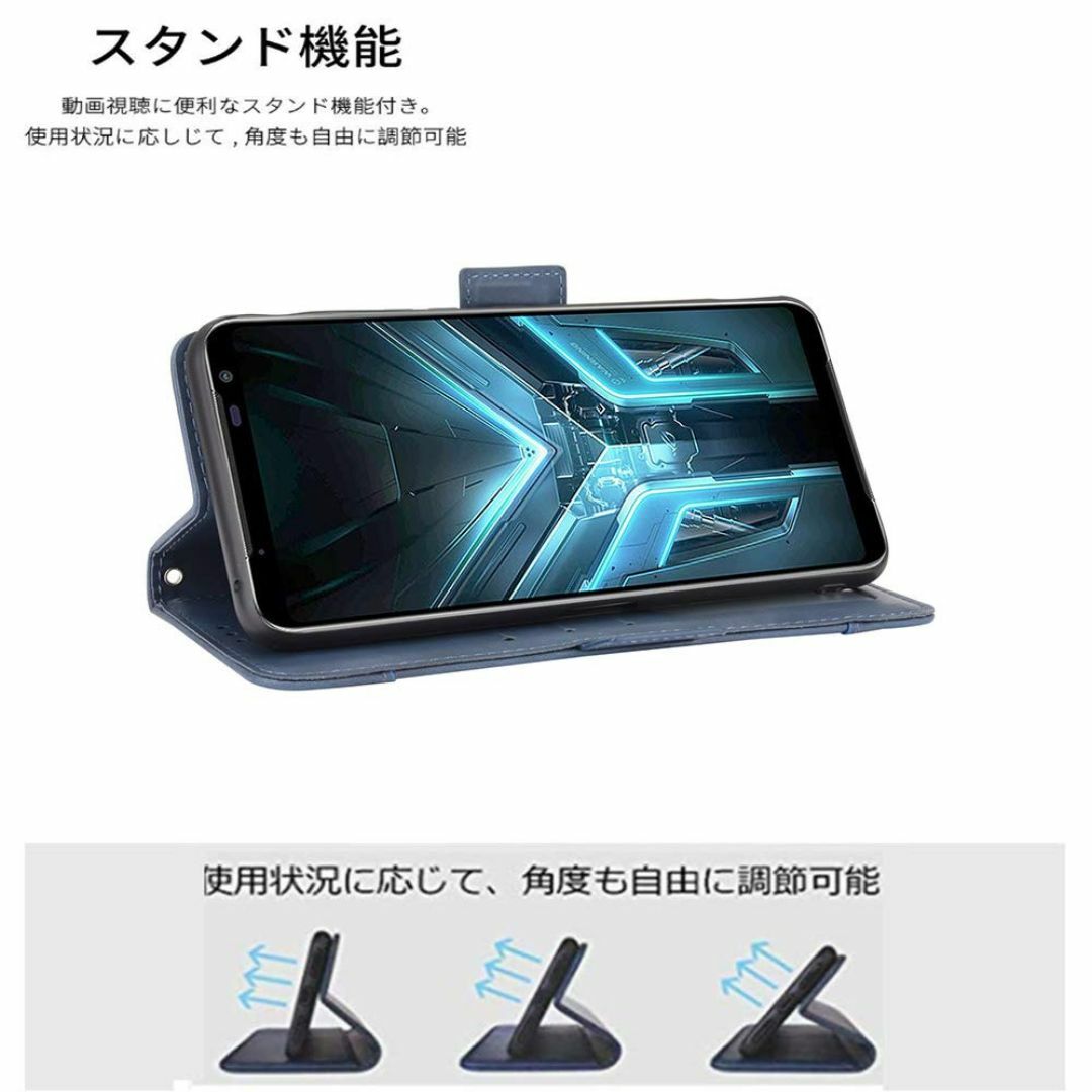 【在庫セール】A-sus ROG Phone 3 ZS661KS ケース手帳型  スマホ/家電/カメラのスマホアクセサリー(その他)の商品写真