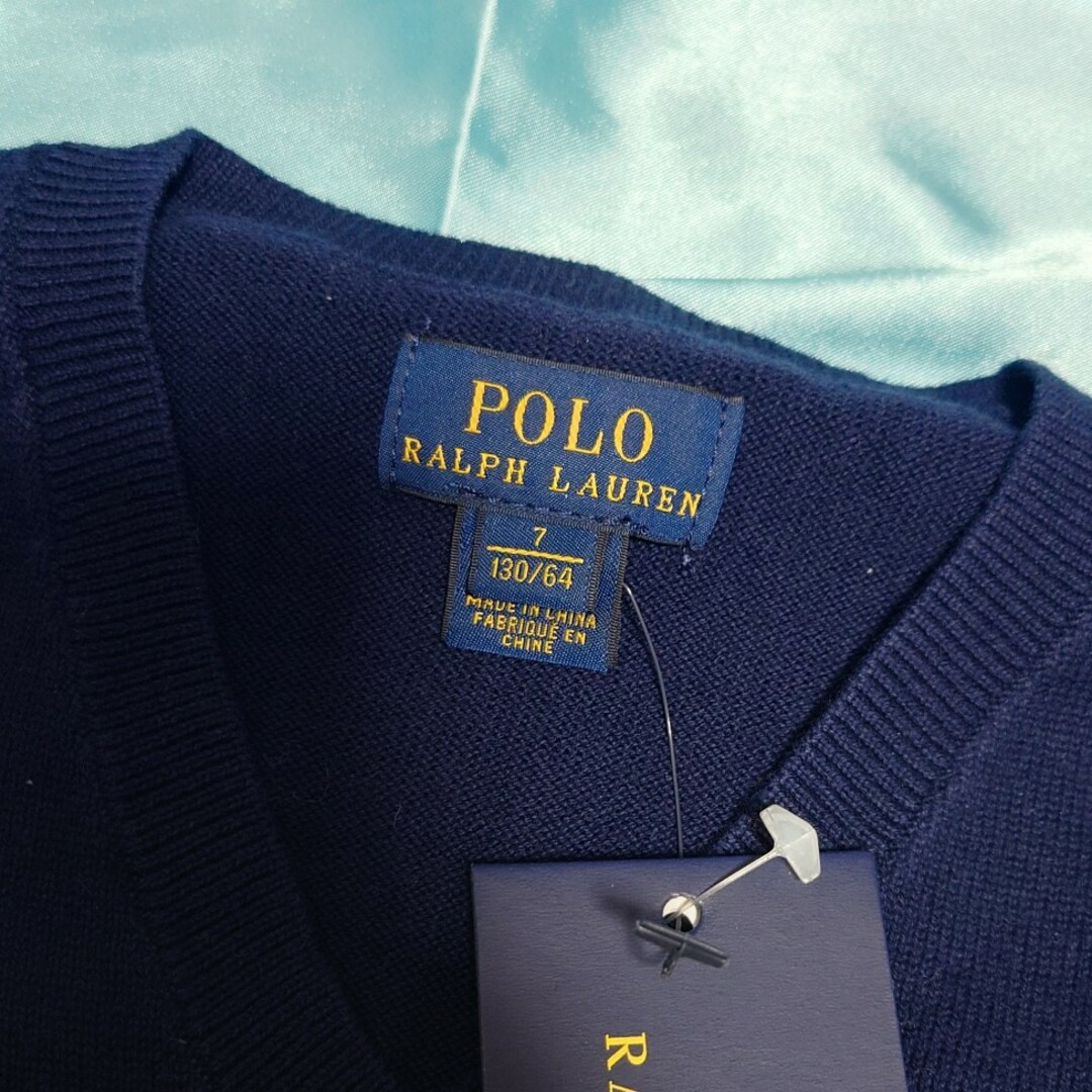 POLO RALPH LAUREN(ポロラルフローレン)のポロラルフローレン　スクール　ニット　130 キッズ/ベビー/マタニティのキッズ服男の子用(90cm~)(その他)の商品写真