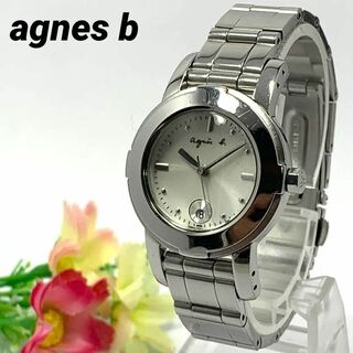 agnes b. - 160 agnes b アニエスベー レディース 腕時計 デイト ビンテージ