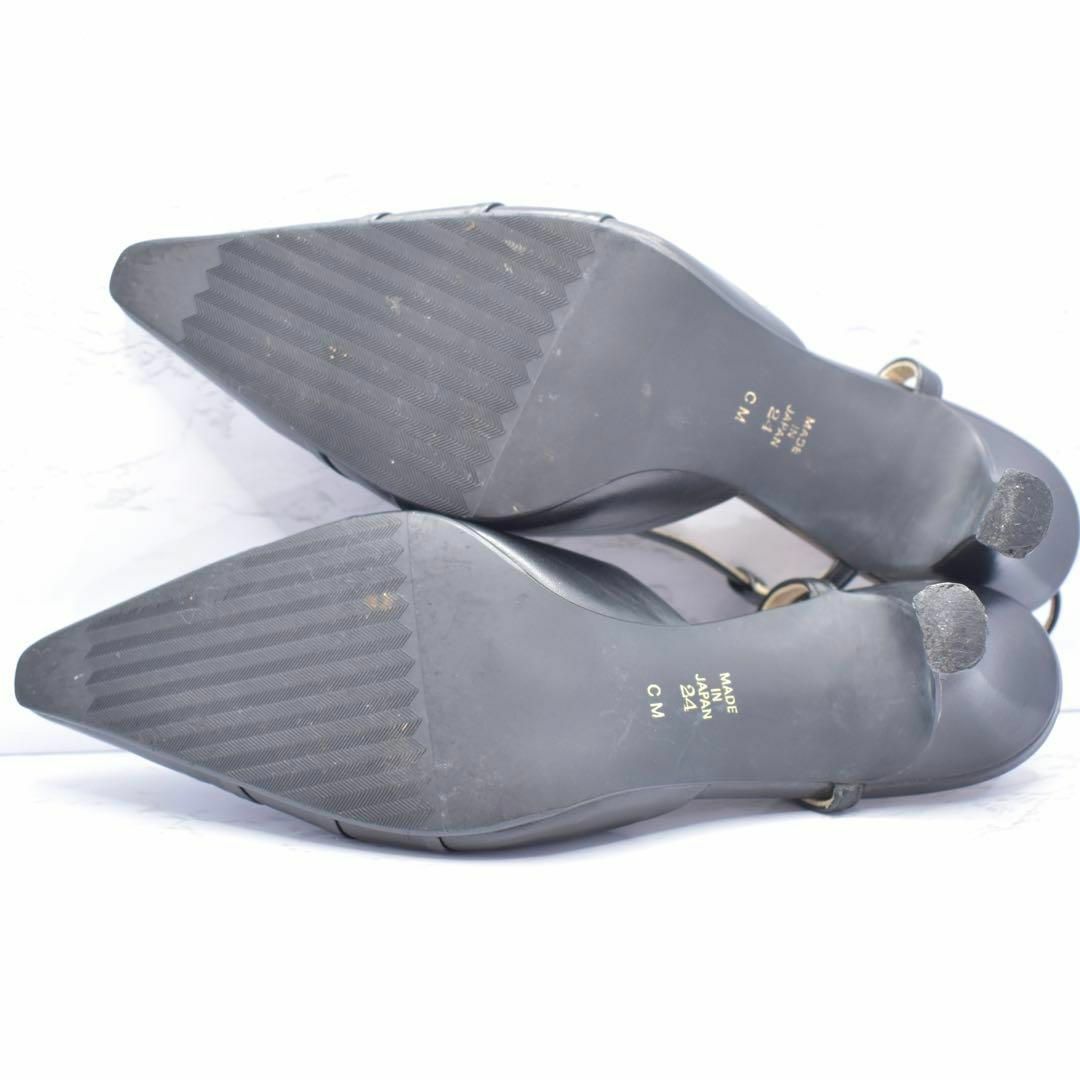 DIANA(ダイアナ)のダイアナ　DIANA バックストラップサンダル　パンプス　黒　ブラック レディースの靴/シューズ(サンダル)の商品写真