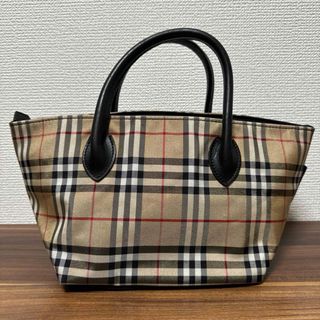 BURBERRY BLUE LABEL - バーバリーブルーレーベル 舟形ミニトートバッグ ハンドバッグ