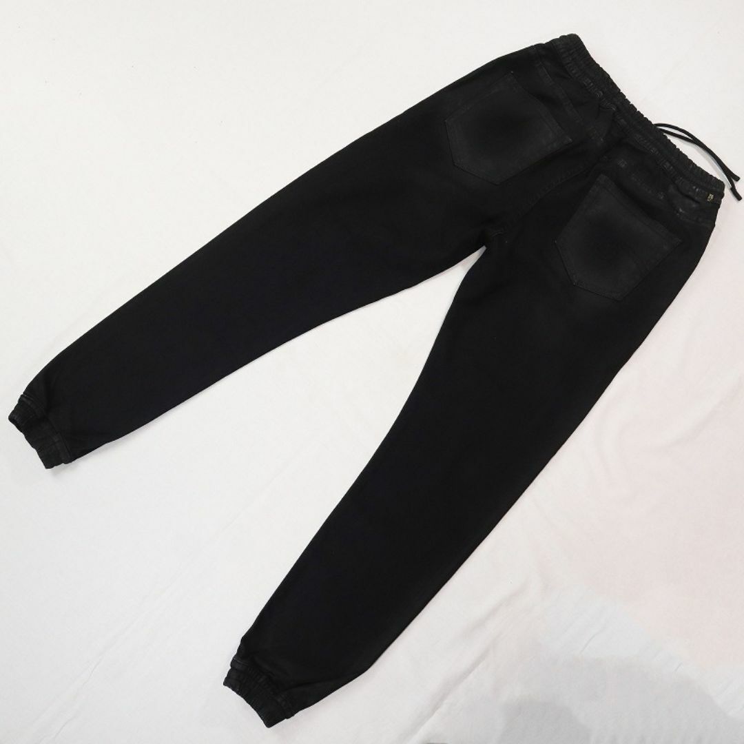 R13(アールサーティーン)のR13 ボーイスキニージョガーパンツ ブラックストレッチジーンズ XS  レディースのパンツ(デニム/ジーンズ)の商品写真