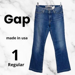 ギャップ(GAP)の【Gap】ストレッチフレアデニムパンツ　Long and LEAN USA製　1(デニム/ジーンズ)