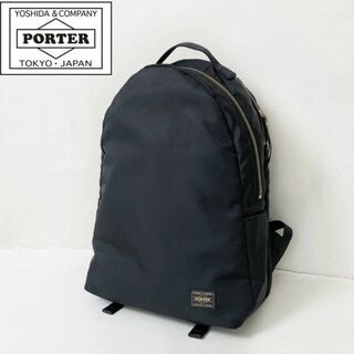 PORTER - [良品] ポーター リュックサック デイパック 45100円 黒 2層式 A4