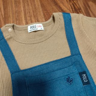 ポロラルフローレン(POLO RALPH LAUREN)のPOLO Baby サロペット風ロンパース(ロンパース)