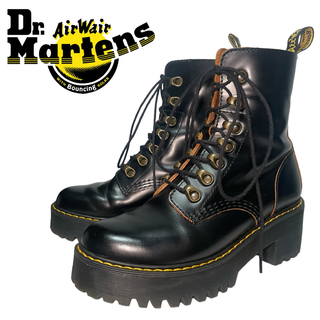 Dr.Martens - 【美品】ドクターマーチン LEONAレオナ UK4 黒 厚底 チャンキーヒール