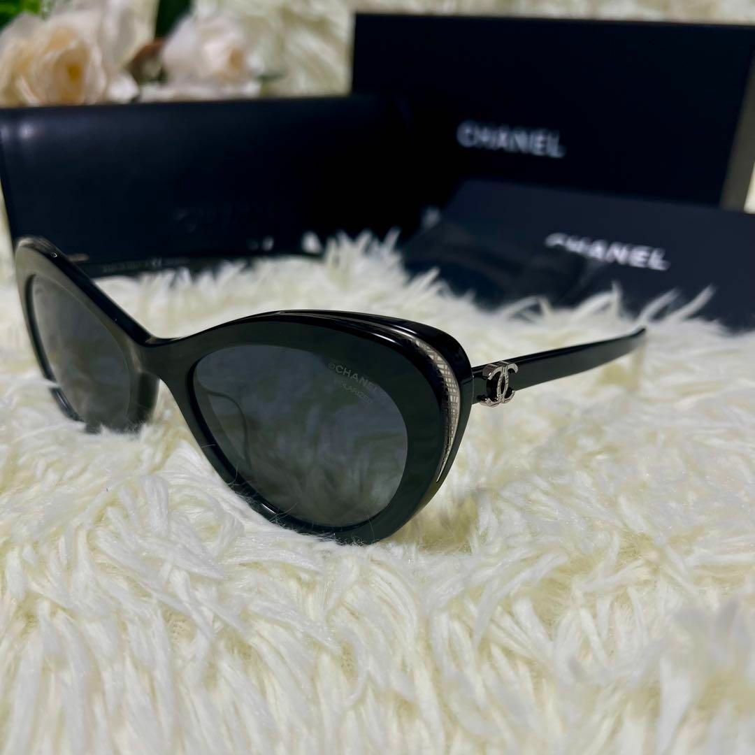 CHANEL(シャネル)の新品未使用 CHANEL シャネル サングラス グラデーションブラック 5432 レディースのファッション小物(サングラス/メガネ)の商品写真